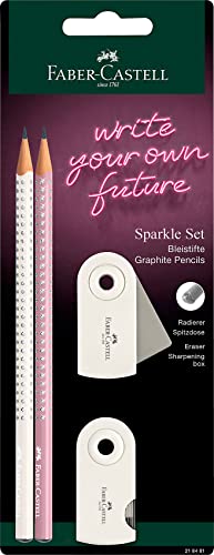 Faber-Castell 218481 - Schreibset Sparkle rose/coconut, 1 Stück