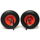 MowerPartsGroup (2) Kubota Pneumatic Wheel Assemblies 15x6.00-6 Fits ZD321, ZD323, ZD326, ZD331