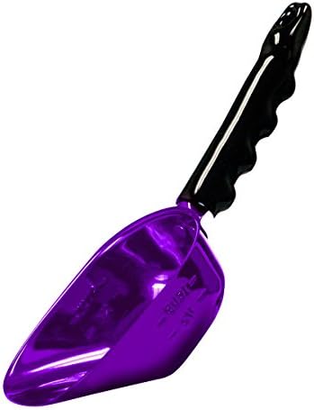 Platinum Pets 8-Ounce Stainless Steel Pet Food Scoop, Electric Purple