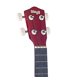 Stagg US10TATTOO Ukulélé soprano traditionnel – Motif tatouage – Finition naturelle - Les Beatles, Paul McCartney, John Lennon, RIngo Starr, George Harrison Stagg US10TATTOO Ukulélé soprano traditionnel - Motif tatouage - Finition naturelle – Image 3