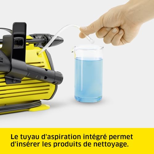 Nettoyeur Haute Pression Kärcher K 3 Horizontal Plus Pression : max. 120 bar Débit : 380 /h Surface : 25 m²h Filtre à Eau Poids : 3 6 kg Flexible et Pistolet Haute Pression Lance Rotabuse - vue 5