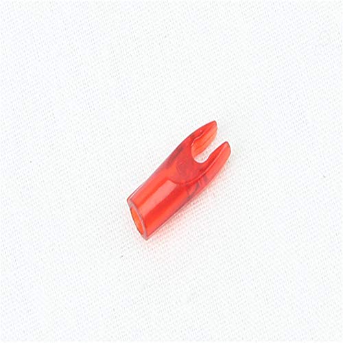 Boquilla de flecha para reparar tubos de 6mm y 7mm, pack de 100 unidades color rojo para arquería 2