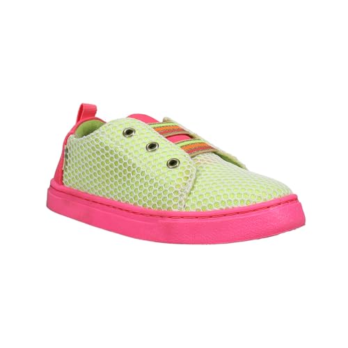 TOMS Toddler Girls Lenny Elastic Slip On Sneakers Shoes Casual - Green, Pink2
