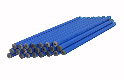 ezpencils - Lápices hexagonales azul con borrador x72 miniatura 1