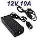 TOP CHARGEUR Convertisseur Transformateur Adaptateur Secteur Alimentation Chargeur AC 220V vers DC 12V 10A 120W Allume Cigare pour Glacière Électrique Mini Compresseur d'air Aspirateur Main Mini Frigo