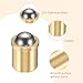 uxcell 20Pcs 304 Stainless Steel Ball Plunger, 5mm Dia. Ball Catch Latch Smooth Push Fit Spring Plunger Precision Positioning End Force 30N for Mechanical Devices, Furniture (6x9mm)