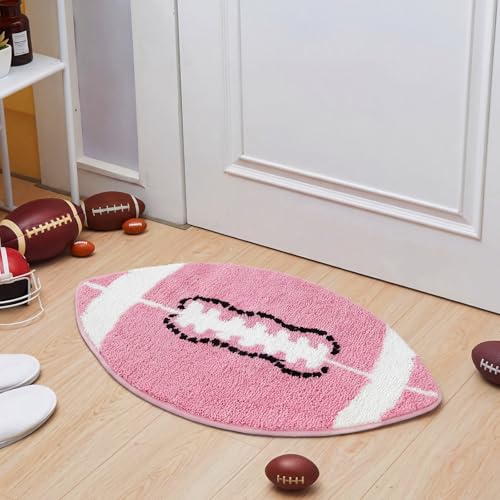 Tapete deportivo rosa para baño 80x49 cm Lyrow miniatura 4