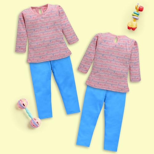 Image of LuvLap Baby-Girls F /S Girls Top & Pyjama Set