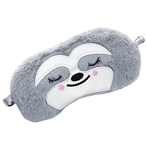 EXAOMBLE 多機能グレー猿アイマスク 軽量通気素材 睡眠用アイカバー ストレス軽減オフィス 学生向け快眠グッズ