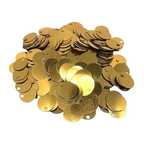 20 mm Flat Round Sequin Paillettes, 285 Pcs 20 mm, Hole 4 mm Mix ...