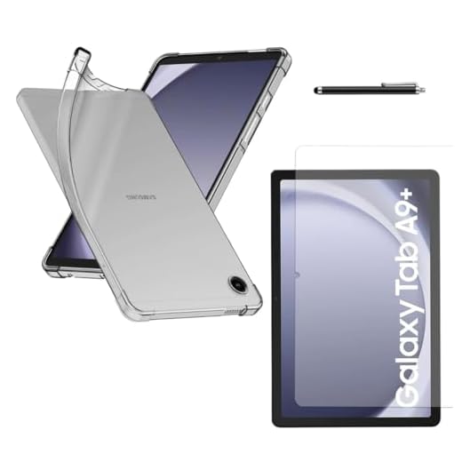 Capa Capinha Anti Impacto + Película de Vidro Temperado + Caneta Touch Compatível Com Samsung Galaxy Tab A9 Plus Tela de 11 Polegadas - (Hard Glass Store)