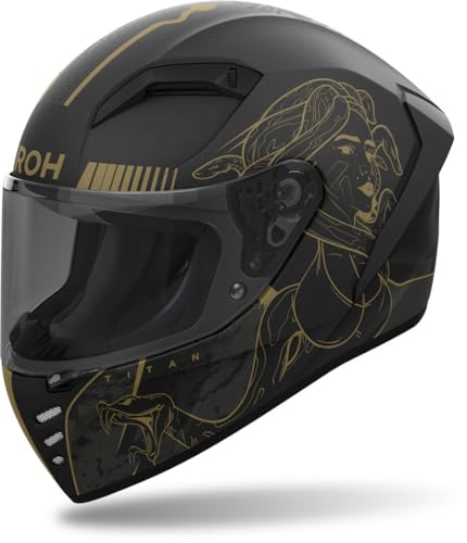 CASCO AIROH INTEGRALE CONNOR TITAN MATT L