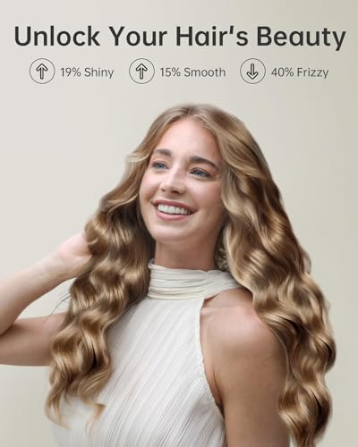 Laifen Hair Dryer, Negative Ionic Blow Dryer with 110, 000 RPM Brushless Motor for Fast Drying, High-Speed Low Noise Thermo-Control Hairdryer with Magnetic Nozzle, for Home, Travel(Silver)