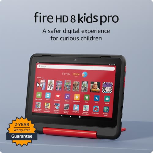 Amazon Fire HD 8 Kids Pro tablet (newest gen), ages 6–12 | 3 GB memory, 8 Amazon Fire HD 8 Kids Pro tablet (newest gen), ages 6–12 | 3 GB memory, 8