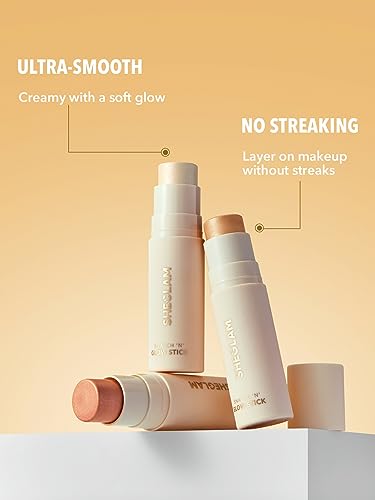 SHEGLAM Cream Highlighter Stick Long Lasting Brightening Non-Caking Highlighter Makeup - Vanilla Frost - Image 5