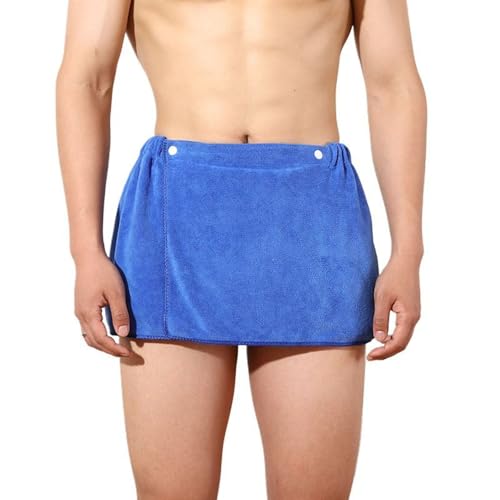 Men's Soft Towel Wrap Terry Cloth Towel Robe Plush Bath Chic Swimming Summer Elastic Classic Bath Wrap