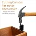 Peachtree Woodworking Supply Corner Chisel Squaring Tool, Wood Chisel For Door Strike Plate, Door Hinge Recesses, Framing, Woodworking, Squaring Up Rounded Corners, 90 Degree Precise Cuts