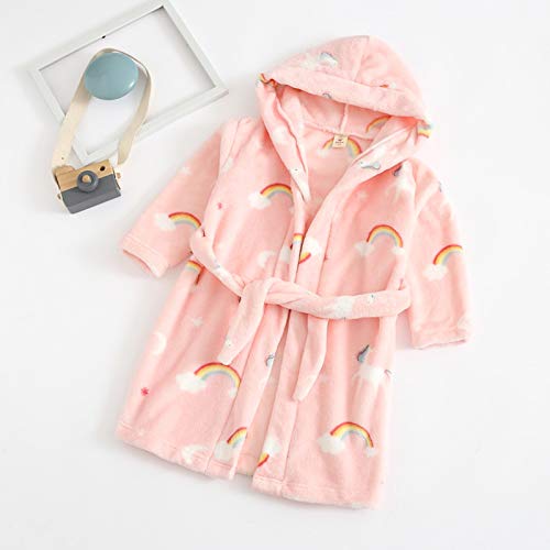 Printasaurus Girls Coat&Jacket 2-3 Years Toddler Baby Boys Girls Cartoon Bathrobes Flannel Night-Robe Sleepwear