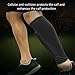 QANYEGN Sports Compression Knee Pads, Strap On Leg Warmers, Outdoor Sport Leg Guard Anticollision for Basketball, Baseball, Football, Riding(only one) (XL)