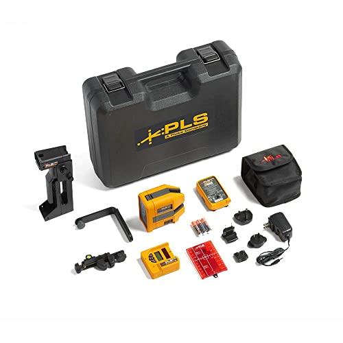 Pacific Laser Systems PLS 180R RBP SYS, Cross Line Red Laser System with Rechargeable Battery Pack, RBP System