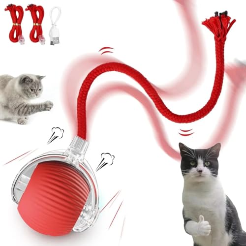 YUEMOL brinquedo interativo para cachorros Interactive Cat Toys Ball Auto Electric Rolling Ball Toys