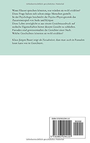 Livre Fassadenlesen in Eperies un lookbook d'architecture inspirant