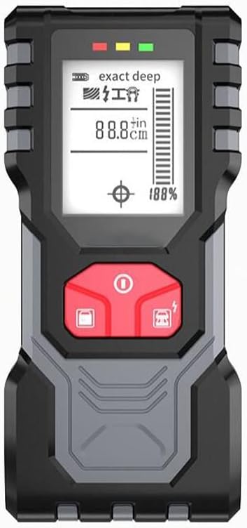 NEWTRY Stud Finder Wall Scanner, Digital Wall Detector, for Wood Metal Cables Copper Pipes AC Wire, with Smart Sensor, Microprocessor Chip, Backlit HD LCD Display