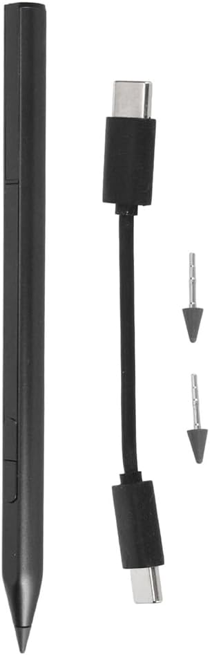 Rechargeable MPP 2.0 Tilt Pen, Stylus Pen Compatible for HP Envy x360, Pavilion x360, Spectre x360; Supports MPP Tilt Pen, 4096 Pressure Sensitivity, Palm Rejection