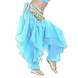 BellyLady Belly Dance Harem Pants Tribal Baggy Arabic Halloween Pants LAKEBLUE