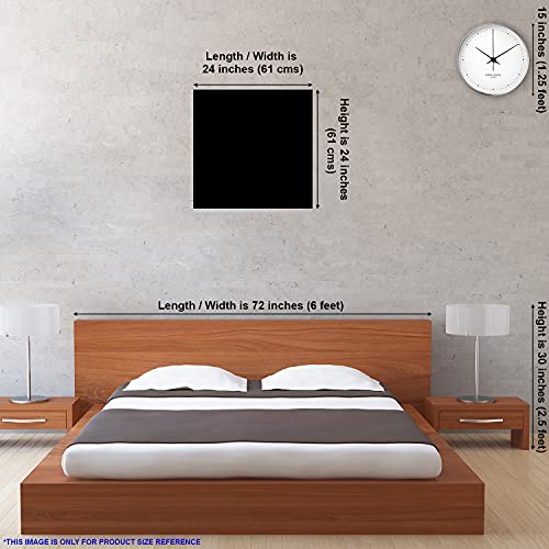 Image of ArtzFolio Wolf Head Mascot | Unframed Premium Canvas Painting for Bedroom & Living Room | 24 x 24 inch (61 x 61 cms)