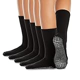 EXPERIMENTA UN AGARRE SUPERIOR: Haz ejercicio confiando en que tus calcetines van a permanecer fijos en tus pies, sin importar la dificultad del ejercicio que estés haciendo. Nuestro material de fibra, fuerte y flexible, proporciona el equilibrio perfecto entre movilidad, agarre y amortiguación. El material acolchado por encima de los tobillos facilita una colocación rápida y efectiva de los calcetines.