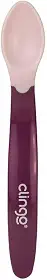 Clingo Colher De Silicone Ergo Termo Rose