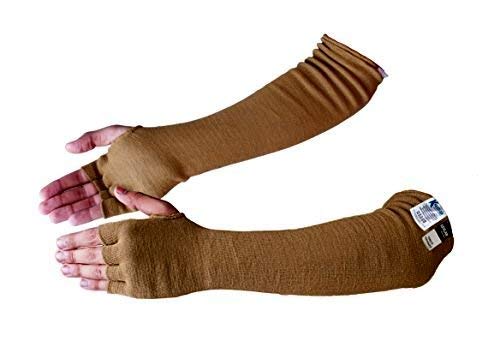 KEZZLED-Arm Protection Work Sleeves - 4-Way Protection, Long Arm Protectors Sleeve with Finger Opening, Cut and Heat Resistant Sleeves, Ideal for Welding, Gardening, Thin Skin, and Bruising Protection - Thumbnail 7