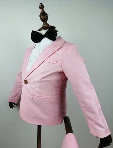 Costume de mariage garçon haut de gamme avec veste ajustée de fête - 3