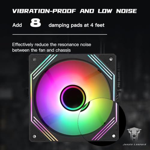 Image of Prism14 140mm ARGB PC Case Fans(Black Forward 1 Pack)