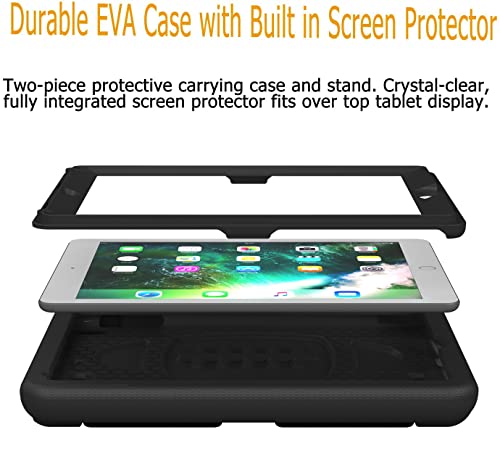 Ledniceker Kids Case For Ipad 9.7 2018/2017 & Ipad Air 2 - Built-In Screen Protector Shockproof Handle Friendly Foldable Stand Kids Case For Ipad 9.7 2017/2018 (Ipad 5&6) & Ipad Air 2 2014 - Black #TOP2