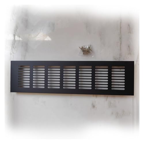 Rejilla Ventilacion Cubierta de ventilación de metal con tornillos, cubiertas rectangulares de rejilla de ventilación para baño, cocina, cubierta decorativa de ventilación(WxL 5.5x10.7 in (14x27 cm))