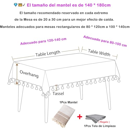 Consejos y comparativas para Comprar Mantel mesa Top cinco. 6 Imagen adicional