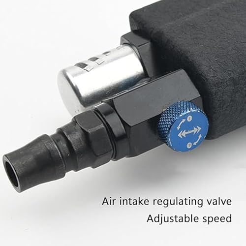 Maschiatrice pneumatica, pistola pneumatica per maschiatura, 400 giri/min, presa d'aria da 1/4 di pollice, pressione di esercizio 6-8 bar, consumo medio d'aria 4 CFM, per rame e ferro