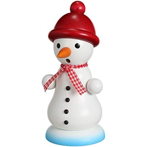 Rauchmann Bonhomme de Neige Rouge 19 cm Figurine Fumeur