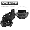 Ollanoos LR011275 Front Right Driver Side Door Lock Latch Actuator, Black Door Locking Mechanism Replacement for Land Rover Discovery Evoque L538 LR003436 FQJ500460 FQJ000207 #2
