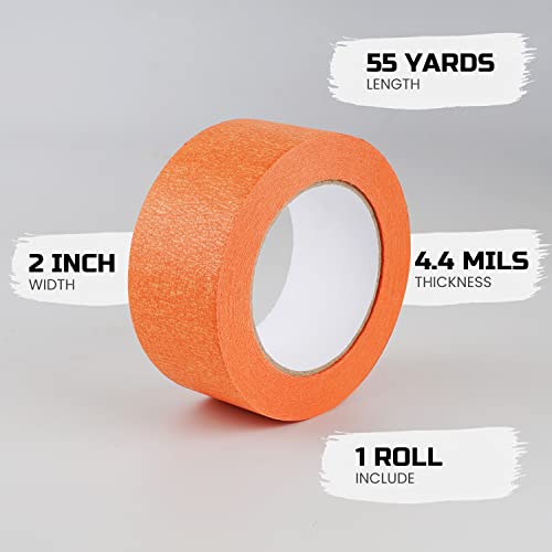 Lichamp Wide Orange Painter's Masking Tape #TOP17