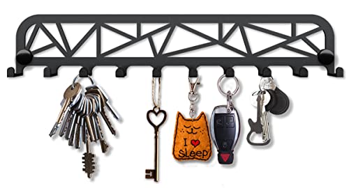 SirHoldeer Porte Clef Mural Design, Boite A Clef Decorative, Accroche Clef Mural Original, Range Clef Mural, en Métal, Décoration de Maison, Cuisine, Entrée, Bureau