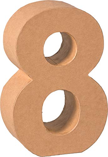 Knorr prandell Pappmache 3D 17,5x11,7x5,5cm '8' natur