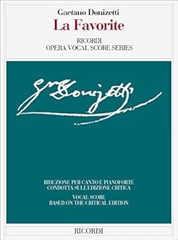 Partitions classique RICORDI DONIZETTI G. - FAVORITE - CHANT ET PIANO Voix solo, piano