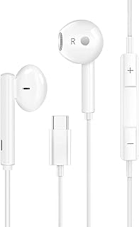 KP TECHNOLOGY In-Ear Earphones For Honor X8a Headphones Headset Earbuds with In-Line Remote Control For Honor X8a (WHITE)