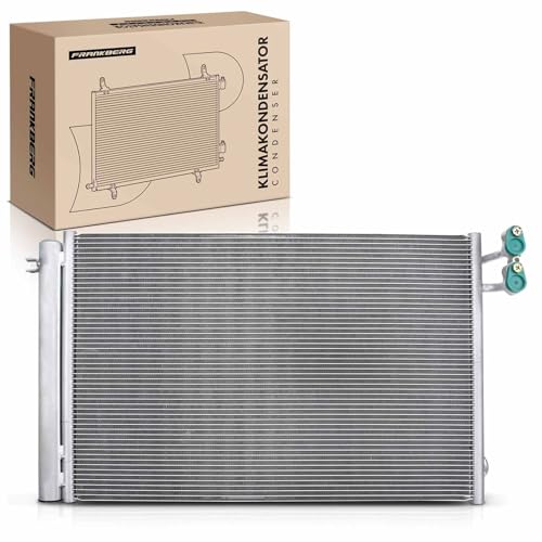 Frankberg Refrigerador de aire acondicionado Condensador de aire acondicionado Gasolina Compatible con Serie 1 E81 1.6L X1 E84 2.0L Serie 1 E87 2.0L Serie 1 cabrio E88 2.0L Serie 1 E81 2.0L 3443