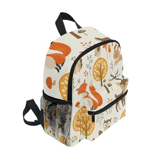 Kids Backpack Zoo Cute Fox Bunny Floral Owl Todder Backpack Lightweight Preschool Kindergarten Book Bag Practical and Durable Daycare Bag for Travel,Toys3