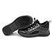 Laforst Womens Kana 3242 KPU Molded Frame Construction with air mesh Material Water Resistant Slip Resistant Slip On Fashion Sneakers 8 Black