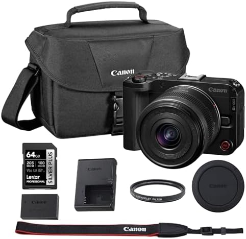 Canon EOS R50 V APS-C Mirrorless Interchangeable Lens Hybrid Came...